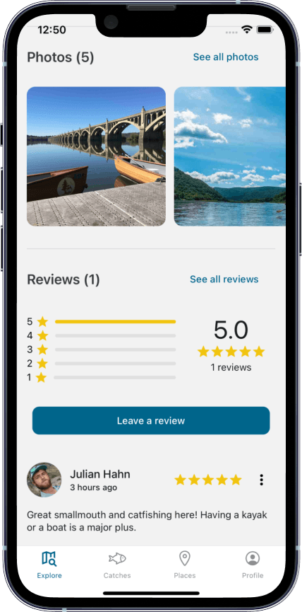 Example waterbody review